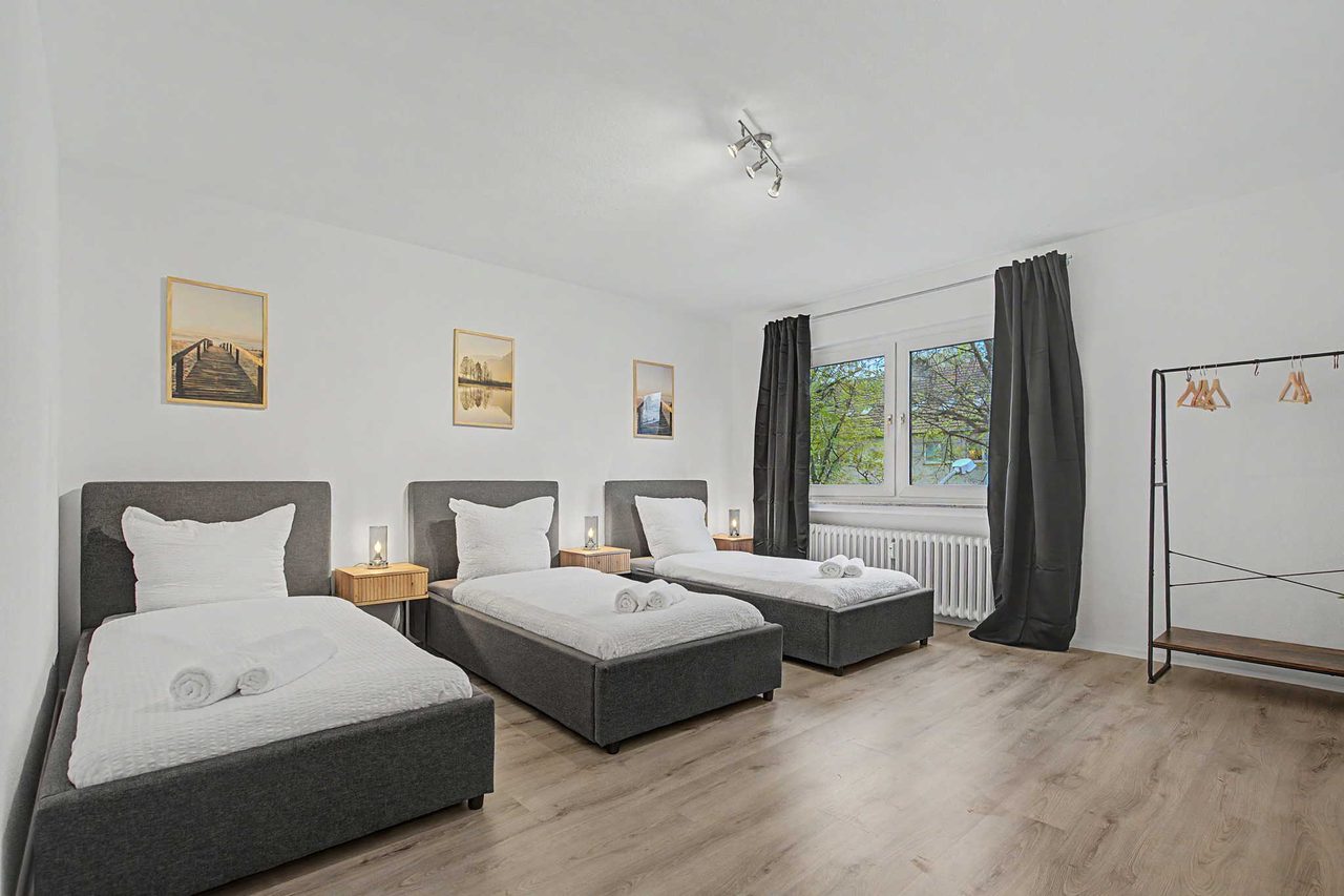 Ferienwohnung Essen · 5 Schlafplätze, Küche & WLAN