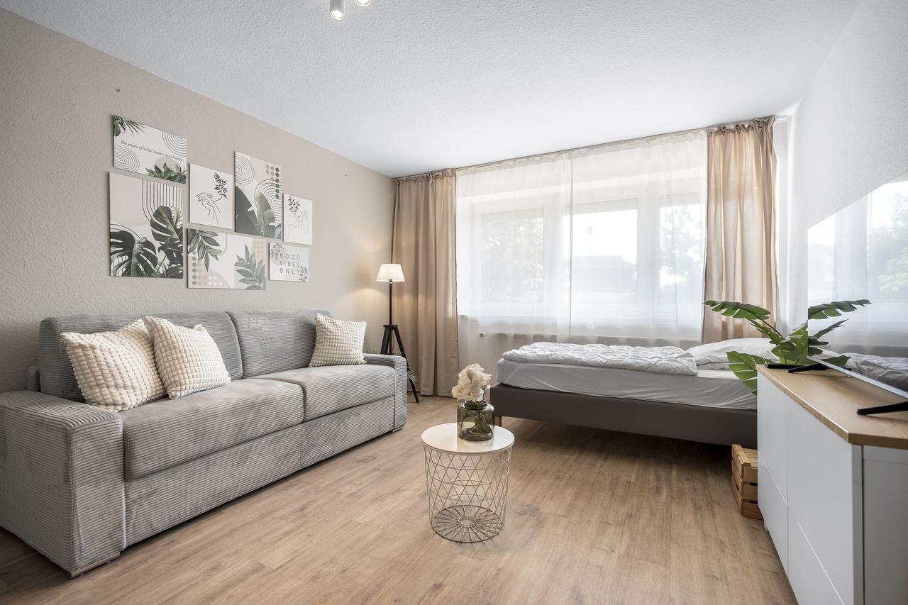 Ferienwohnung Neuss · eigene Küche · nah an Düsseldorf